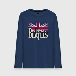 Мужской лонгслив хлопок The Beatles Great Britain Битлз