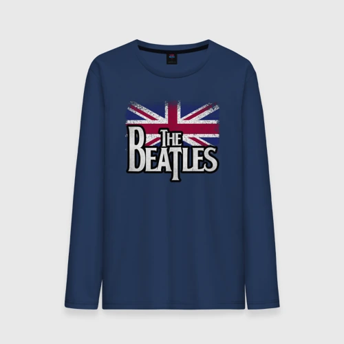 Мужской лонгслив хлопок The Beatles Great Britain Битлз