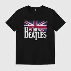 Мужская футболка хлопок The Beatles Great Britain Битлз
