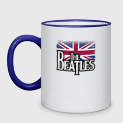 Кружка двухцветная The Beatles Great Britain Битлз