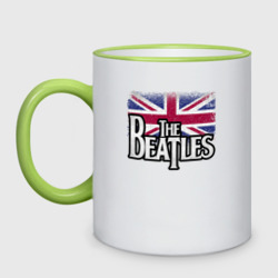 Кружка двухцветная The Beatles Great Britain Битлз