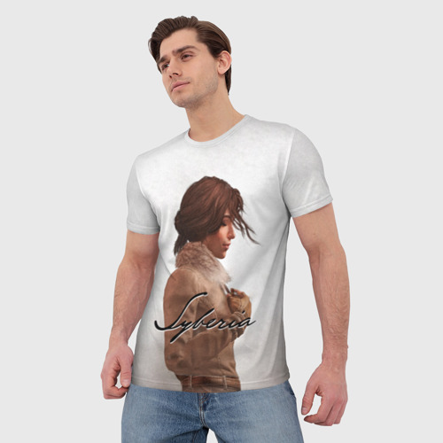 Мужская футболка 3D Syberia, Kate Walker, цвет 3D печать - фото 3