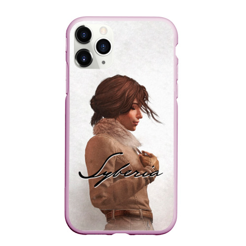 Чехол для iPhone 11 Pro Max матовый Syberia, Kate Walker, цвет розовый