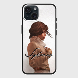 Чехол силиконовый для Apple iPhone 15 матовый Syberia, Kate Walker