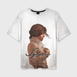 Женская футболка oversize 3D Syberia, Kate Walker