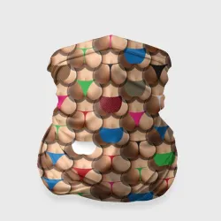 Бандана-труба 3D Попки