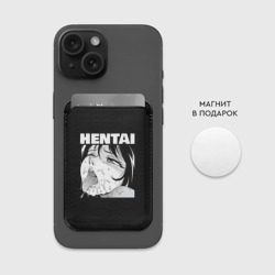 Картхолдер Magsafe магнитный Hentai девочка ahegao - фото 2