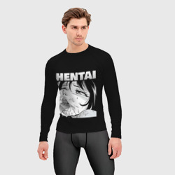 Мужской рашгард 3D Hentai девочка ahegao - фото 2