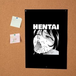 Постер Hentai девочка ahegao - фото 2