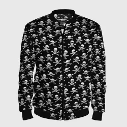 Мужской бомбер 3D Roger skull