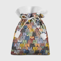 Подарочный 3D мешок The Коты паттерн