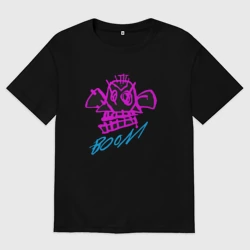 Женская футболка хлопок Oversize Аркейн 06