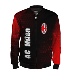 Мужской бомбер 3D AC Milan + Графика