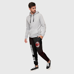 Мужские брюки 3D AC Milan + Графика - фото 2