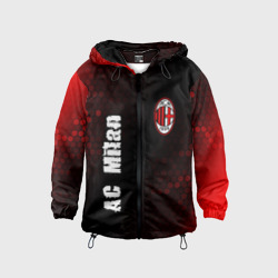 Детская ветровка 3D AC Milan + Графика