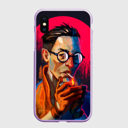 Чехол для iPhone XS Max матовый Ким Куцураги