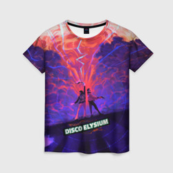 Женская футболка 3D Disco art