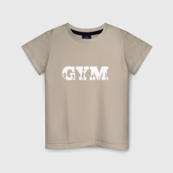 Детская футболка хлопок Gym - образ жизни