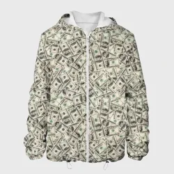 Мужская куртка 3D Доллары Dollars