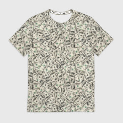 Мужская футболка 3D Доллары Dollars