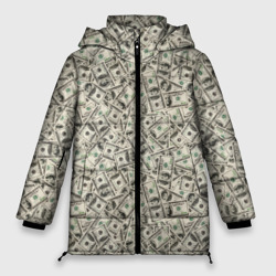 Женская зимняя куртка Oversize Доллары Dollars