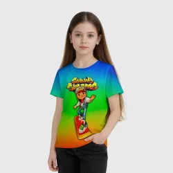 Детская футболка 3D Subway Surfers Метро серферов - фото 2