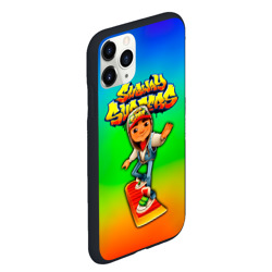 Чехол для iPhone 11 Pro Max матовый Subway Surfers Метро серферов - фото 2