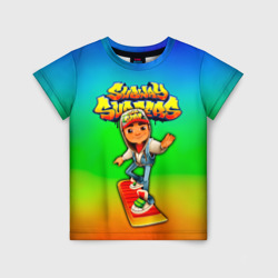 Детская футболка 3D Subway Surfers Метро серферов