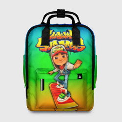 Женский рюкзак 3D Subway Surfers Метро серферов