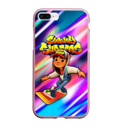 Чехол для iPhone 7Plus/8 Plus матовый Subway Surfers