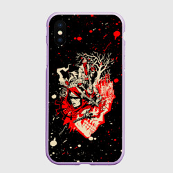 Чехол для iPhone XS Max матовый Darsket dungeon hero Dark forest на спине