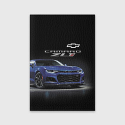 Обложка для паспорта матовая кожа Chevrolet Camaro ZL1 Motorsport