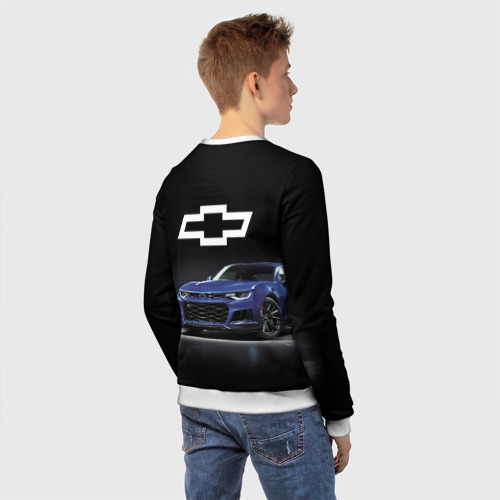 Детский свитшот 3D Chevrolet Camaro ZL1 Motorsport - фото 4