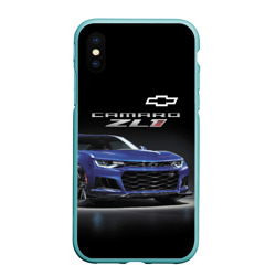 Чехол для iPhone XS Max матовый Chevrolet Camaro ZL1 Motorsport