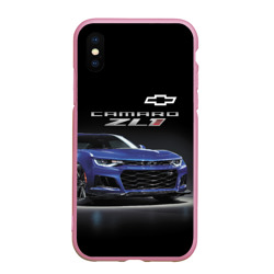 Чехол для iPhone XS Max матовый Chevrolet Camaro ZL1 Motorsport