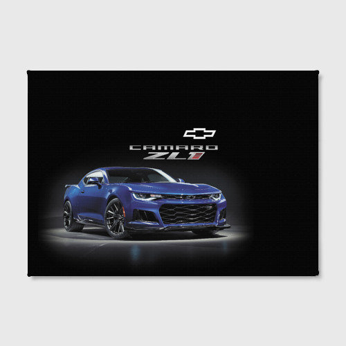 Холст прямоугольный Chevrolet Camaro ZL1 Motorsport, цвет 3D печать - фото 2