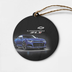 Деревянная игрушка круг Chevrolet Camaro ZL1 Motorsport