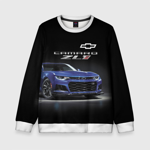 Детский свитшот 3D Chevrolet Camaro ZL1 Motorsport, цвет 3D печать