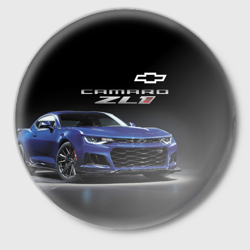 Значок Chevrolet Camaro ZL1 Motorsport, цвет белый