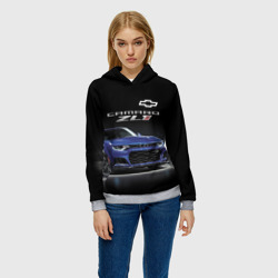 Женская толстовка 3D Chevrolet Camaro ZL1 Motorsport - фото 2