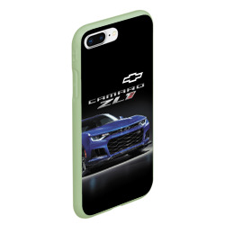 Чехол для iPhone 7Plus/8 Plus матовый Chevrolet Camaro ZL1 Motorsport - фото 2