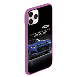 Чехол для iPhone 11 Pro Max матовый Chevrolet Camaro ZL1 Motorsport - фото 2