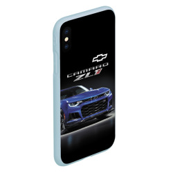 Чехол для iPhone XS Max матовый Chevrolet Camaro ZL1 Motorsport - фото 2