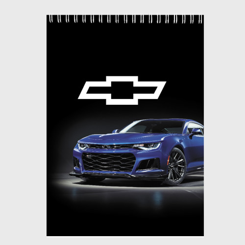 Скетчбук Chevrolet Camaro ZL1 Motorsport, цвет белый - фото 2