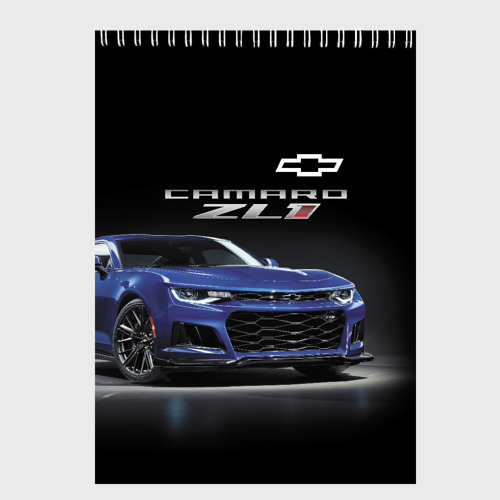 Скетчбук Chevrolet Camaro ZL1 Motorsport, цвет белый