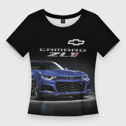 Женская футболка 3D Slim Chevrolet Camaro ZL1 Motorsport