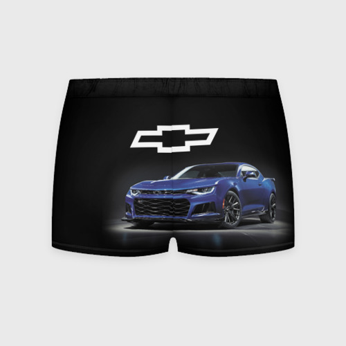 Мужские трусы 3D Chevrolet Camaro ZL1 Motorsport, цвет 3D печать - фото 2