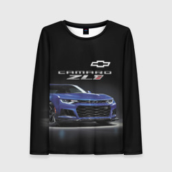 Женский лонгслив 3D Chevrolet Camaro ZL1 Motorsport