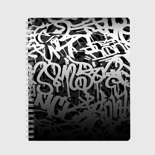 Тетрадь Graffiti white tags граффити