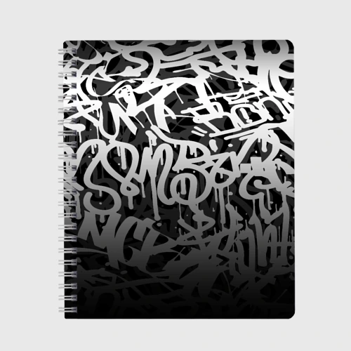 Тетрадь Graffiti white tags граффити